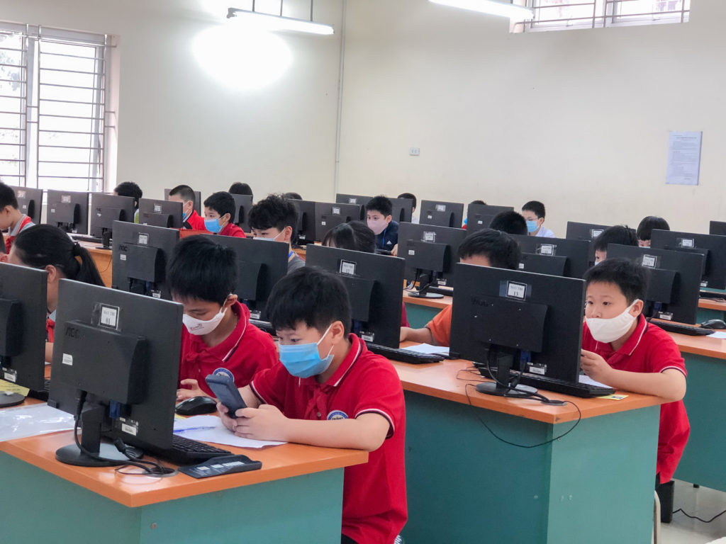 chung kết đấu trường toán học vioedu quận ba đình