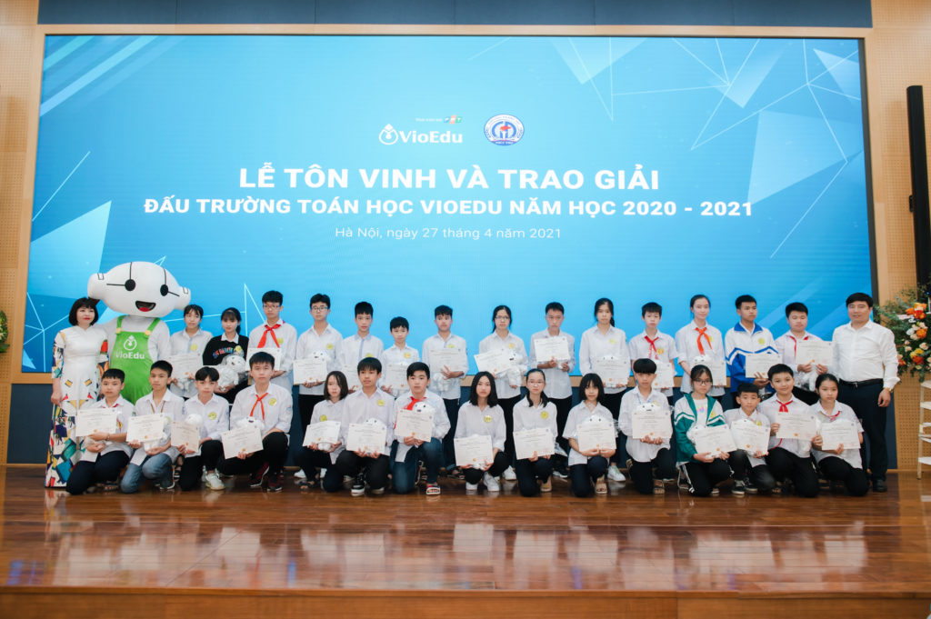 trao giải đấu trường toán học vioedu huyện phúc thọ