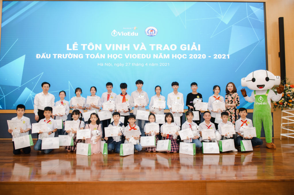 trao giải đấu trường toán học vioedu huyện phúc thọ