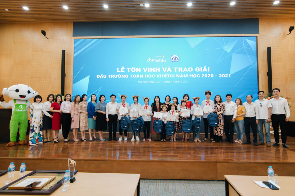 trao giải đấu trường toán học vioedu huyện phúc thọ