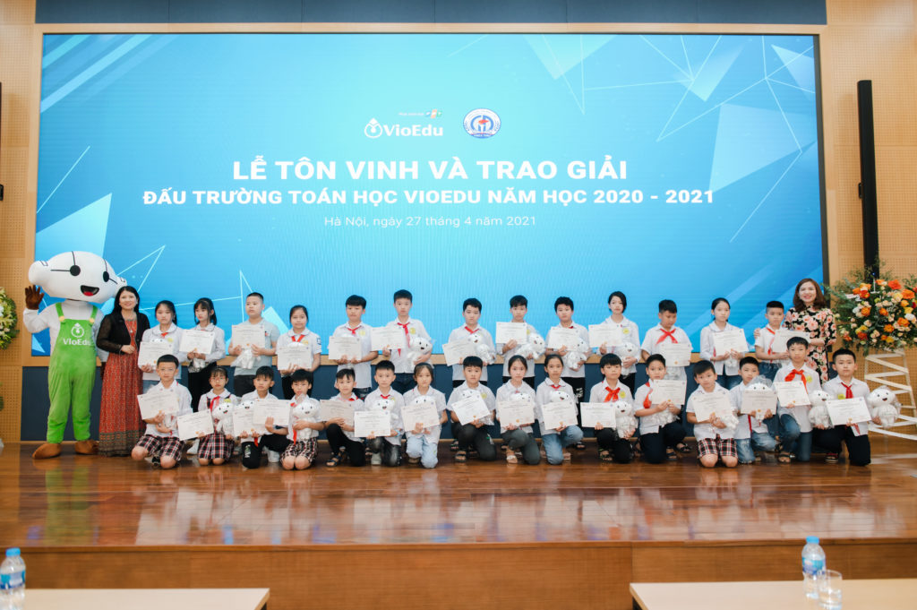 trao giải đấu trường toán học vioedu huyện phúc thọ