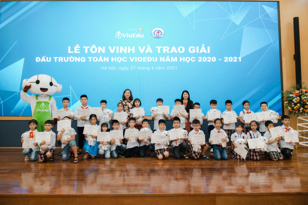 trao giải đấu trường toán học vioedu huyện phúc thọ