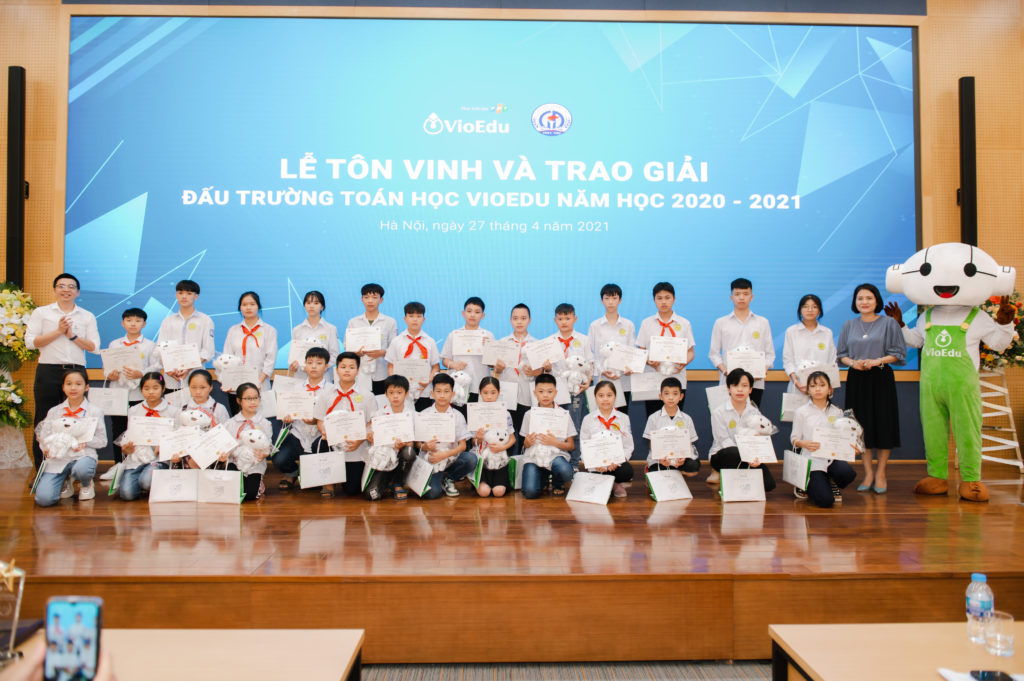 trao giải đấu trường toán học vioedu huyện phúc thọ