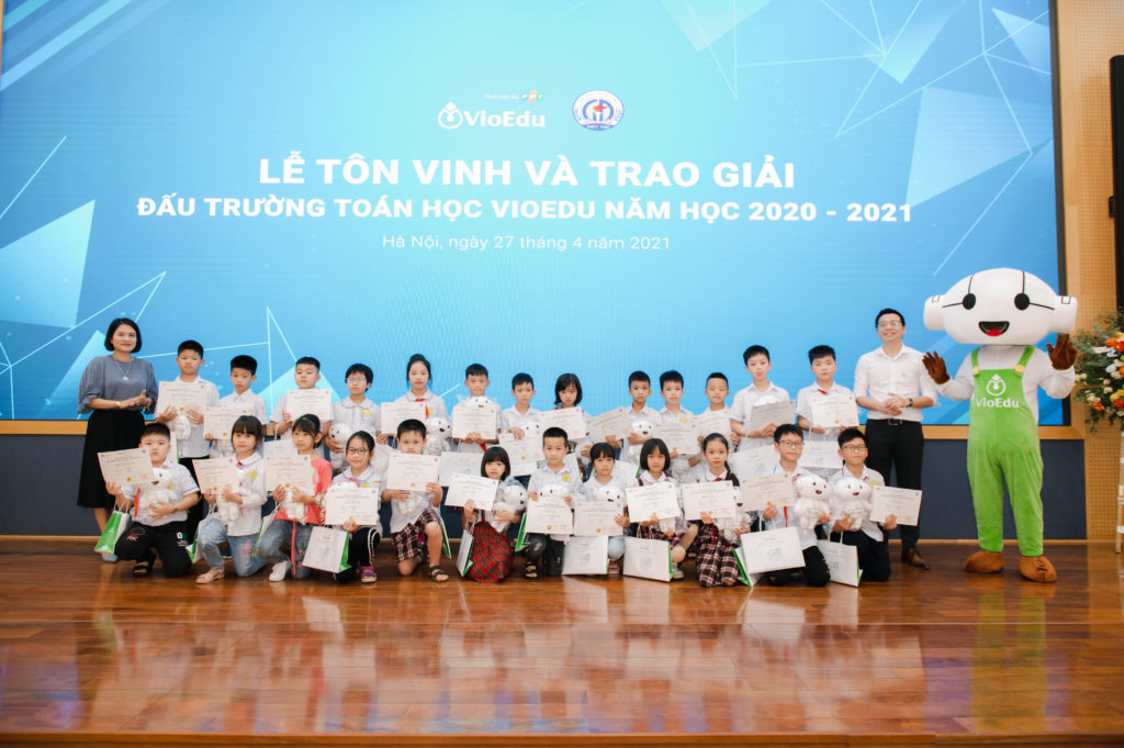 trao giải đấu trường toán học vioedu huyện phúc thọ