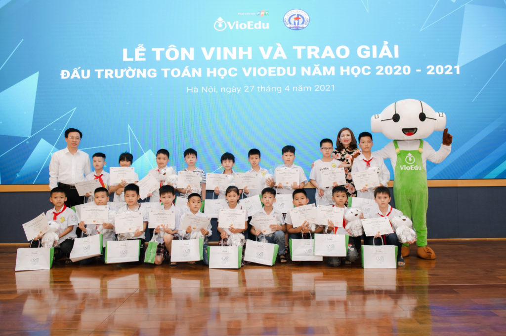 trao giải đấu trường toán học vioedu huyện phúc thọ