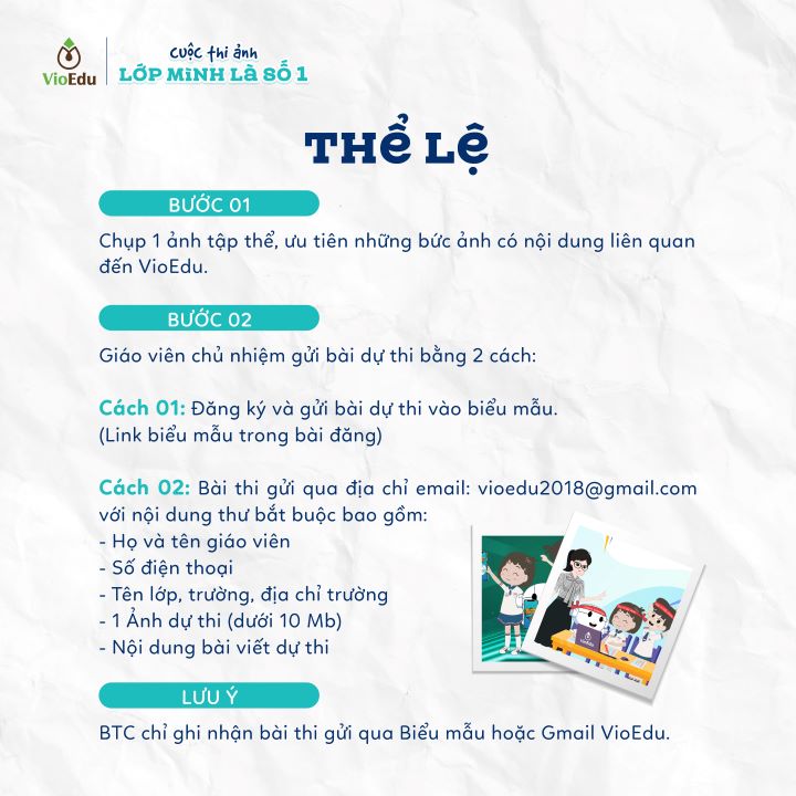 Cuộc thi ảnh lớp mình là số 1 VioEdu