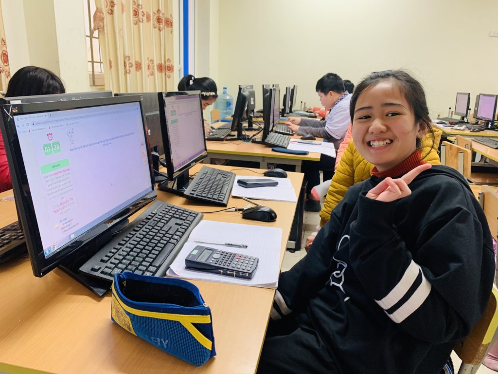 học sinh huyện Đông Anh thi đấu trường Toán học cấp trường