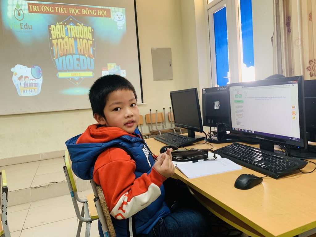 học sinh huyện Đông Anh thi đấu trường Toán học cấp trường
